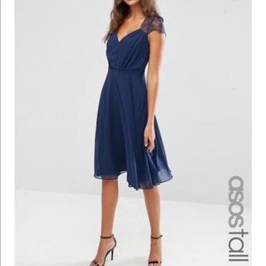 ASOS Navy Long Dress